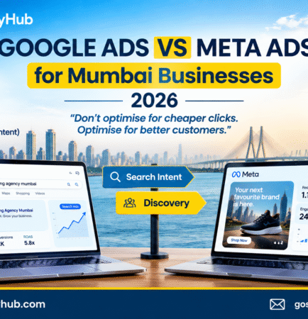 Google Ads vs Meta Ads for Mumbai businesses comparison 2026