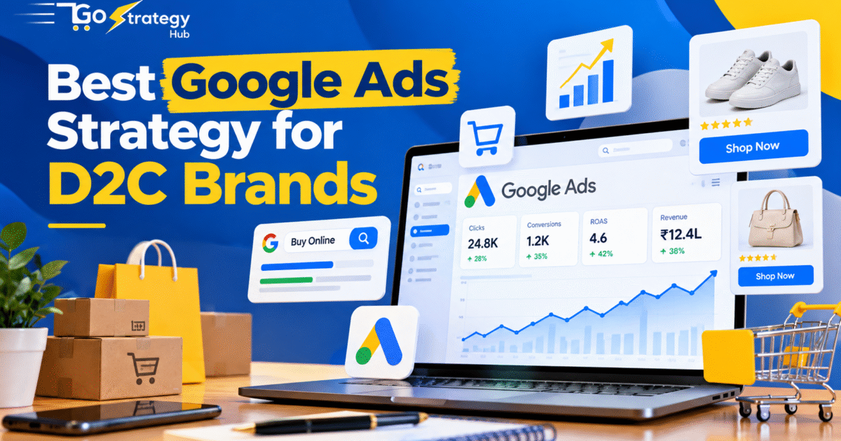 Best Google Ads strategy for D2C brands using performance marketing