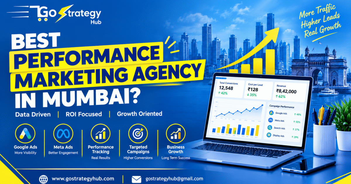 GoStrategyHub performance marketing agency in Mumbai